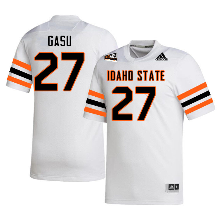 Men #27 Vaeaega Gasu Idaho State Bengals 2023 College Football Jerseys Stitched-White